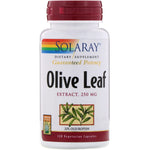 Solaray, Olive Leaf Extract, 250 mg, 120 Vegetarian Capsules - The Supplement Shop