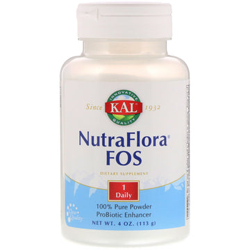 KAL, NutraFlora FOS, 4 oz (113 g)