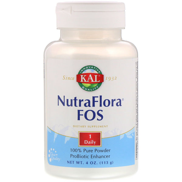 KAL, NutraFlora FOS, 4 oz (113 g) - The Supplement Shop