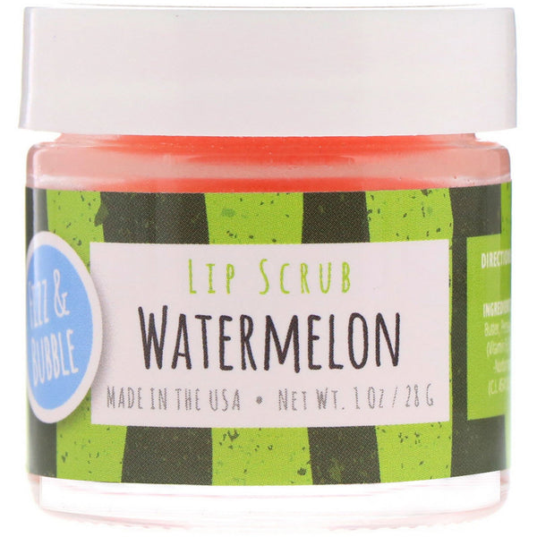 Fizz & Bubble, Lip Scrub, Watermelon, 1 oz (21 g) - The Supplement Shop