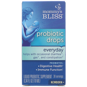 Mommy's Bliss, Probiotic Drops, Everyday, Newborn+, 0.34 fl oz (10 ml)