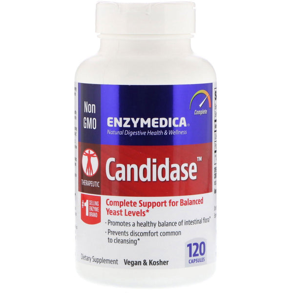 Enzymedica, Candidase, 120 Capsules - The Supplement Shop