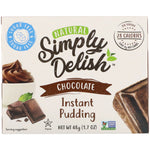 Natural Simply Delish, Natural Instant Pudding, Chocolate, 1.7 oz (48 g) - The Supplement Shop