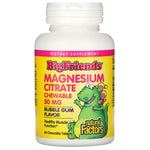 Natural Factors, Big Friends, Magnesium Citrate, Bubble Gum Flavor, 50 mg, 60 Chewable Tablets - The Supplement Shop