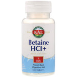 KAL, Betaine HCl+, 100 Tablets - The Supplement Shop