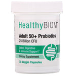 HealthyBiom, Adult 50+ Probiotics, 25 Billion CFU, 30 Veggie Capsules - The Supplement Shop