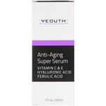 Yeouth, Anti-Aging Super Serum, 1 fl oz (30 ml) - The Supplement Shop