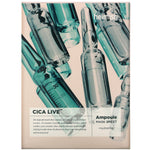 Heimish, Cica Live, Ampoule Mask Sheet, 5 Sheets, 30 ml Each - The Supplement Shop