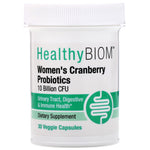 HealthyBiom, Women's Cranberry Probiotics, 10 Billion CFU, 30 Veggie Capsules