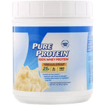 Pure Protein, 100% Whey Protein, Vanilla Cream, 1 lb (453 g) - The Supplement Shop