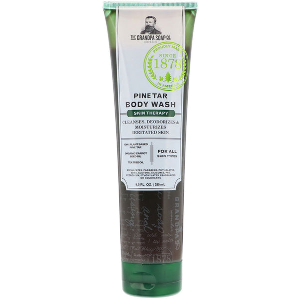 Grandpa's, Pine Tar Body Wash, Skin Therapy, 9.5 fl oz (280 ml) - The Supplement Shop