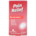 NatraBio, Pain Relief, 60 Tablets - The Supplement Shop