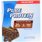 Pure Protein, Chocolate Deluxe Bar, 12 Bars, 1.76 oz (50 g) Each - The Supplement Shop