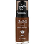 Revlon, Colorstay, Makeup, Combination/Oily, 450 Mocha, 1 fl oz (30 ml) - The Supplement Shop