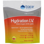 Trace Minerals Research, Hydration I.V., Electrolyte Drink Paks, Raspberry Lemonade Flavor, 16 Packets, 0.56 oz (16 g) Each - The Supplement Shop