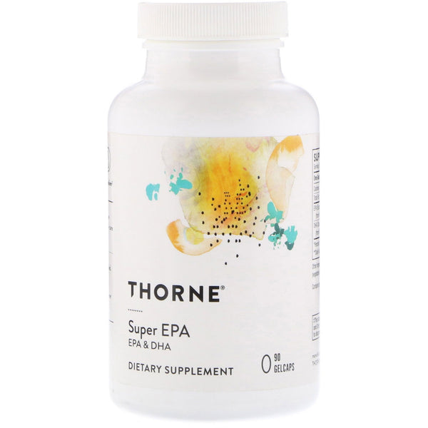 Thorne Research, Super EPA, EPA & DHA, 90 Gelcaps - The Supplement Shop