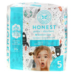 The Honest Company, Honest Diapers, Size 5, 27+ Pounds, Space Travel, 20 Diapers - The Supplement Shop