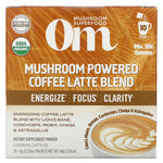 Om Mushrooms, Mushroom Powered Coffee Latte Blend, 10 Packets, 0.28 oz (8 g) Each - The Supplement Shop