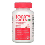 SmartyPants, Adult Prebiotic and Probiotic, Strawberry Creme, 7 Billion CFU, 60 Gummies - The Supplement Shop