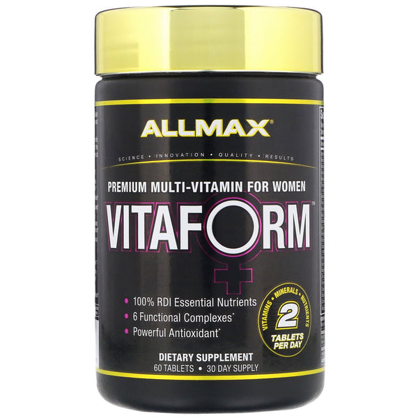 ALLMAX Nutrition, Vitaform, Premium Multi-Vitamin For Women, 60 Tablets - The Supplement Shop