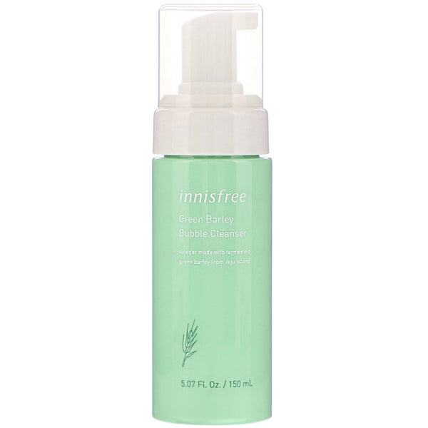 Innisfree, Green Barley Bubble Cleanser, 5.07 fl oz (150 ml) - The Supplement Shop