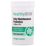 HealthyBiom, Daily Maintenance Probiotics, 5 Billion CFUs, 90 Veggie Capsules - The Supplement Shop