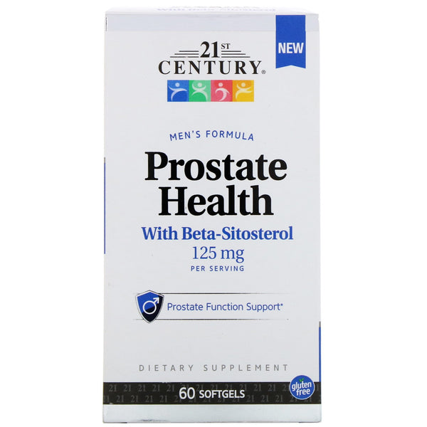 21st Century, Prostate Health with Beta-Sitosterol, 125 mg, 60 Softgels - The Supplement Shop