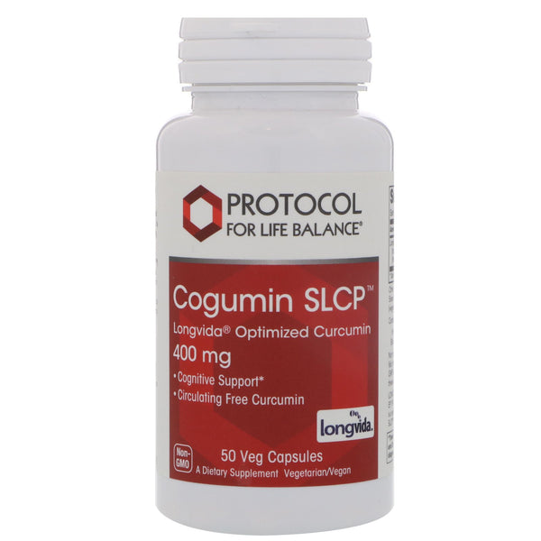 Protocol for Life Balance, Curcumin SLCP, 400 mg, 50 Veg Capsules - The Supplement Shop