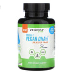 Zenwise Health, Omega 3, 6, and 9 Vegan DHAhi, 60 Softgels - The Supplement Shop
