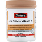 Swisse, Ultiboost, Calcium + Vitamin D, 250 Tablets - The Supplement Shop