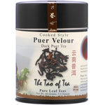 The Tao of Tea, Cooked Style Puer Velour, Dark Puer Tea, 3 oz (85 g) - The Supplement Shop