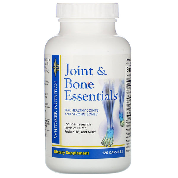 Dr. Whitaker, Joint & Bone Essentials, 120 Capsules - The Supplement Shop