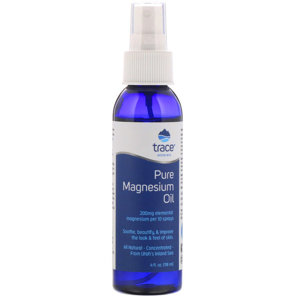 Trace Minerals Research, Pure Magnesium Oil, 4 fl oz (118 ml) - The Supplement Shop