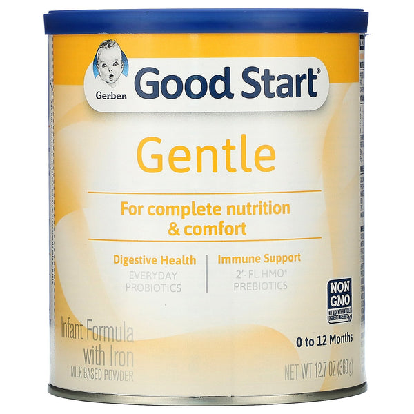 Gerber, Good Start, Gentle, Infant Formula with Iron, 0 to 12 Months, 12.7 oz (360 g) - The Supplement Shop
