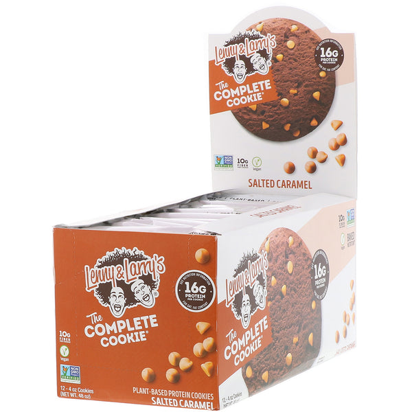 Lenny & Larry's, The Complete Cookie, Salted Caramel, 12 Cookies, 4 oz (113 g) Each - The Supplement Shop