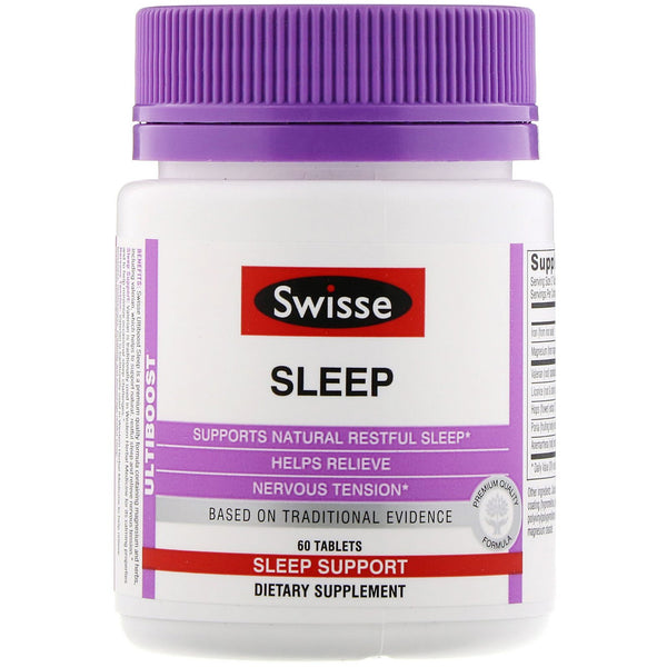 Swisse, Ultiboost, Sleep, 60 Tablets - The Supplement Shop