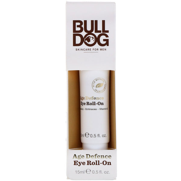 Bulldog Skincare For Men, Age Defence Eye Roll-On, 0.5 fl oz (15 ml) - The Supplement Shop