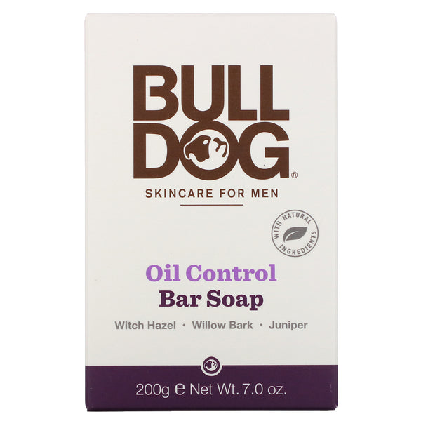 Bulldog Skincare For Men, Bar Soap, Oil Control, 7.0 oz (200 g) - The Supplement Shop