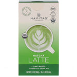 Navitas Organics, Latte Superfood Drink Mix, Matcha, 10 Packets, 0.31 oz (9 g) Each