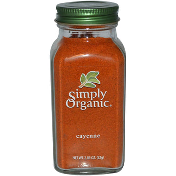 Simply Organic, Cayenne, 2.89 oz (82 g)
