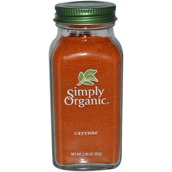 Simply Organic, Cayenne, 2.89 oz (82 g) - The Supplement Shop