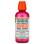 TheraBreath, Healthy Smile, Oral Rinse, Sparkle Mint, 16 fl oz (473 ml) - The Supplement Shop