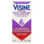 Visine, Red Eye, Total Comfort Multi-Symptom Eye Drops, 1/2 fl oz (15 ml) - The Supplement Shop