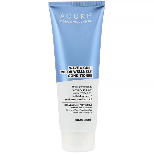 Acure, Wave & Curl Color Wellness Conditioner, 8 fl oz (236 ml) - The Supplement Shop