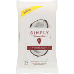 Summer's Eve, Simply, Cleansing Cloths, Coconut Water, 24 Cloths - The Supplement Shop