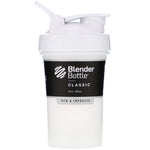 Blender Bottle, Classic With Loop, White, 20 oz - The Supplement Shop