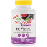 Super Nutrition, SimplyOne, 50+ Women, Triple Power Multivitamin, Wild-Berry Flavor, 90 Chewable Tablets - The Supplement Shop