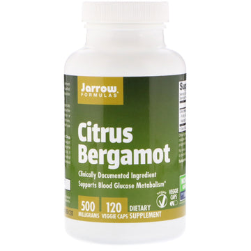 Jarrow Formulas, Citrus Bergamot, 500 mg, 120 Veggie Caps