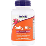 Now Foods, Daily Vits, Multi Vitamin & Mineral, 120 Veg Capsules - The Supplement Shop
