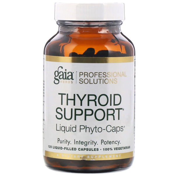 Gaia Herbs Professional Solutions, Thyroid Support, 120 Liquid-Filled Capsules - The Supplement Shop
